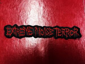 EXTREME NOISE TERROR...  Embroidered Patch  (grindcore)    U.K   4433