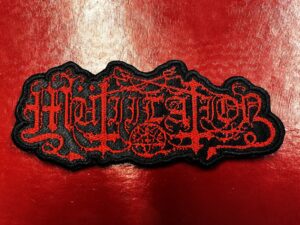 MUTIILATION...  Embroidered Patch  (black metal)    France   4444