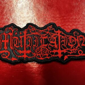 MUTIILATION...  Embroidered Patch  (black metal)    France   4444
