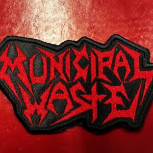 MUNICIPAL WASTED...  Embroidered Patch  (crossover)    U.S.A  4442