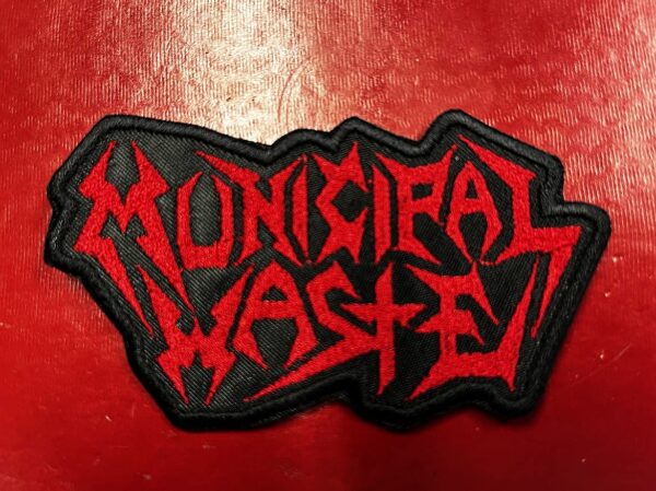 MUNICIPAL WASTED...  Embroidered Patch  (crossover)    U.S.A  4442