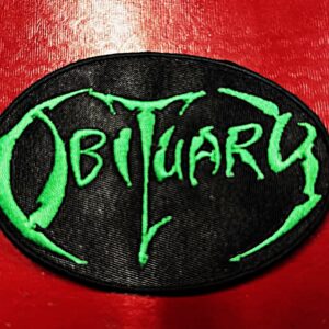 OBITUARY...  Embroidered Patch  (death metal)    U.S.A   4475