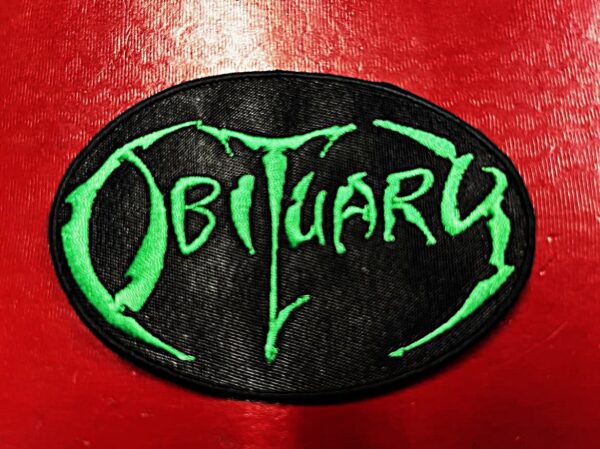 OBITUARY...  Embroidered Patch  (death metal)    U.S.A   4475