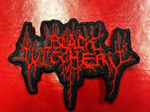 BLACK WITCHERY...  Embroidered Patch  (war metal)    U.S.A   4480