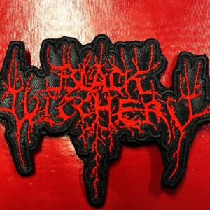 BLACK WITCHERY...  Embroidered Patch  (war metal)    U.S.A   4480