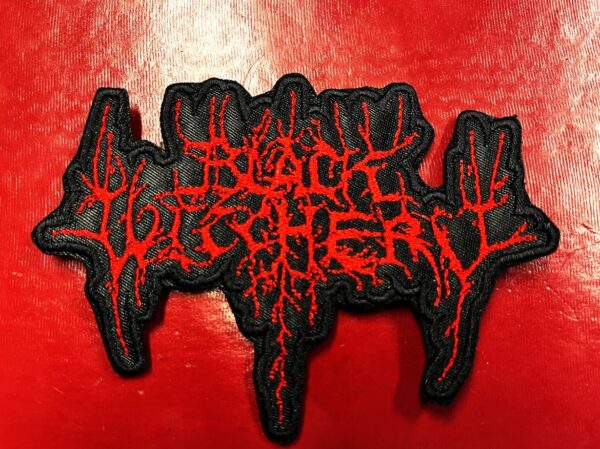 BLACK WITCHERY...  Embroidered Patch  (war metal)    U.S.A   4480