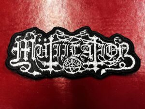 MUTIILATION...  Embroidered Patch  (black metal)    France   4464
