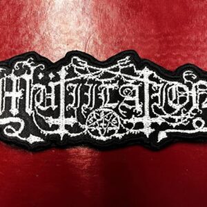 MUTIILATION...  Embroidered Patch  (black metal)    France   4464