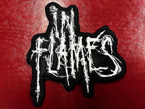 IN FLAMES...  Embroidered Patch  (death melodic)    Sweden  4431