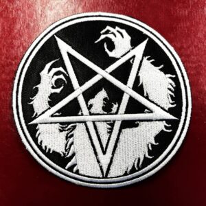 THE TRUE WEREWOLF...  Embroidered Patch  (black metal)    Finland   4456