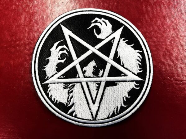 THE TRUE WEREWOLF...  Embroidered Patch  (black metal)    Finland   4456