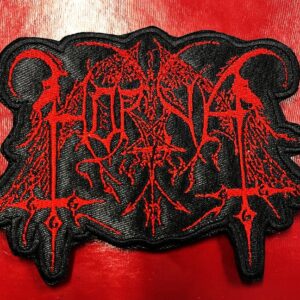 HORNA...  Embroidered Patch  (black metal)    Finland   4445