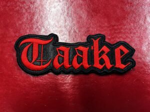TAAKE...  Embroidered Patch  (black metal)    Norway   4450