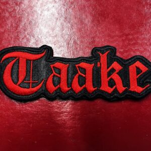 TAAKE...  Embroidered Patch  (black metal)    Norway   4450