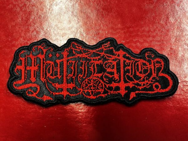 MUTIILATION...  Embroidered Patch  (black metal)    France   4444