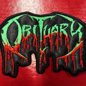 OBITUARY...  Embroidered Patch  (death metal)    U.S.A   4455