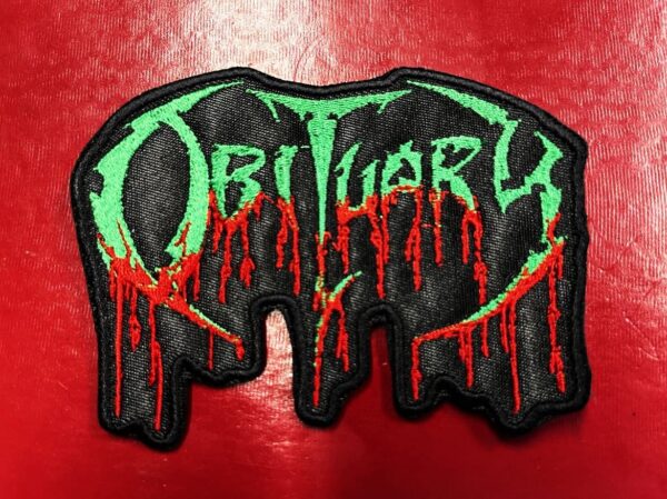OBITUARY...  Embroidered Patch  (death metal)    U.S.A   4455