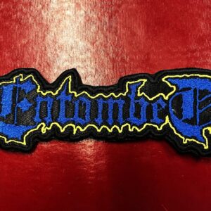 ENTOMBED...  Embroidered Patch  (death metal)    Sweden   4459