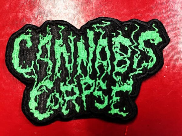 CANNABIS CORPSE...  Embroidered Patch  (death metal)    U.S.A   4467