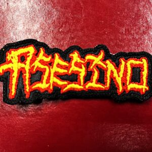 ASESINO...  Embroidered patch  (marrano metal)    Mexico   689