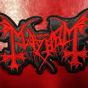 MAYHEM...   Embroidered patch   (black metal)   Norway   575