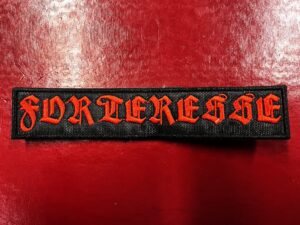 FORTERESSE...   Embroidered Patch   (Atmospheric Black)   Canada   1626