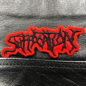 SUFFOCATION...  Embroidered Patch  (death metal)   U.S.A   962