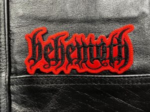 BEHEMOTH...   Embroidered Patch  (black death)   Poland   3942