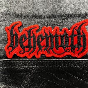 BEHEMOTH...   Embroidered Patch  (black death)   Poland   3942