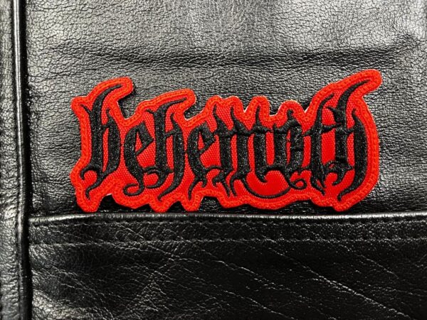 BEHEMOTH...   Embroidered Patch  (black death)   Poland   3942