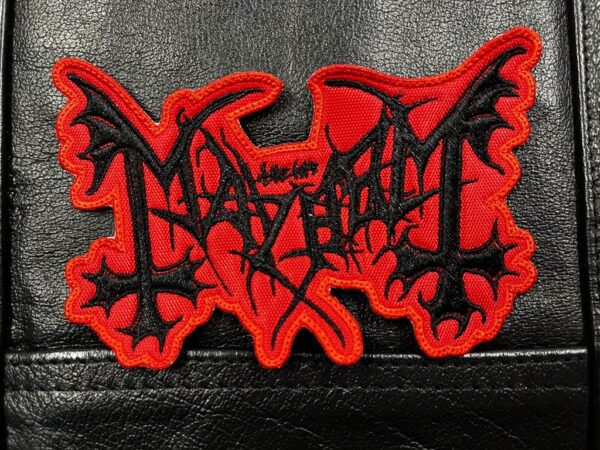 MAYHEM...   Embroidered patch   (black metal)   Norway   4024