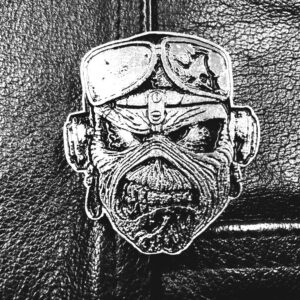 IRON MAIDEN...  Metal  Pin / Badge  (nwobhm)     U.K    685