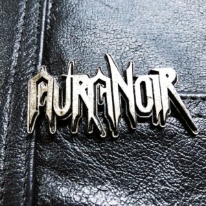 AURA NOIR...  Metal Pin / Badge  (black metal)  Norway   003