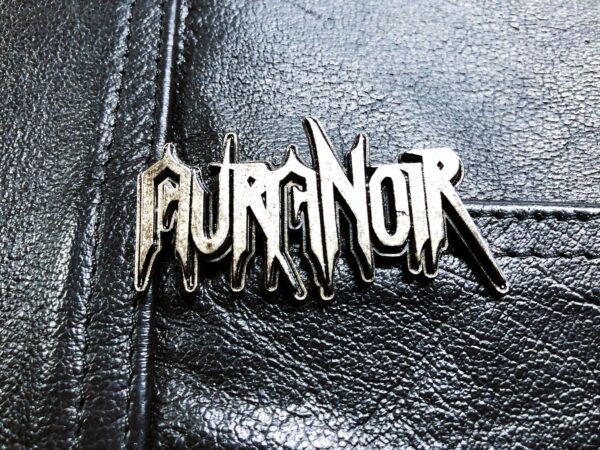 AURA NOIR...  Metal Pin / Badge  (black metal)  Norway   003
