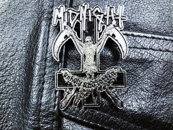 MIDNIGHT...  Metal  Pin / Badge  (speed metal)    U.S.A   687