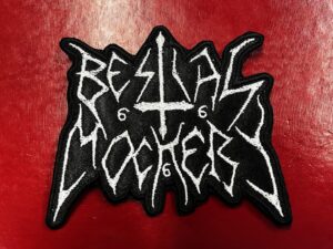 BESTIAL MOCKERY...  Embroidered Patch  (black metal)    Sweden   4485