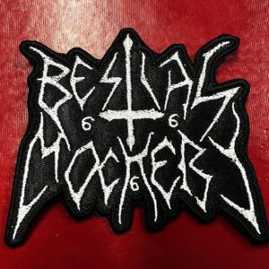 BESTIAL MOCKERY...  Embroidered Patch  (black metal)    Sweden   4485
