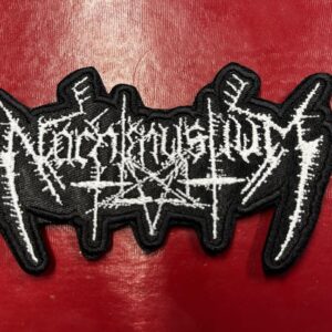 NACHTMYSTIUM...  Embroidered Patch  (black metal)    U.S.A   4498