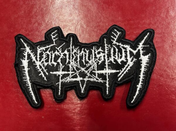 NACHTMYSTIUM...  Embroidered Patch  (black metal)    U.S.A   4498