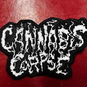 CANNABIS CORPSE...  Embroidered Patch  (death metal)    U.S.A   4482