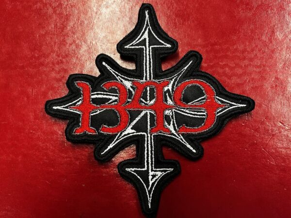 1349...  Embroidered Patch  (black metal)    Norway  4492