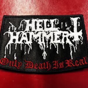 HELLHAMMER...  Embroidered Patch  (epic black)    Switzerland   4487