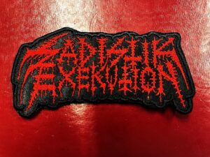 SADISTIK EXEKUTION...  Embroidered Patch  (war metal)    Australia   4484