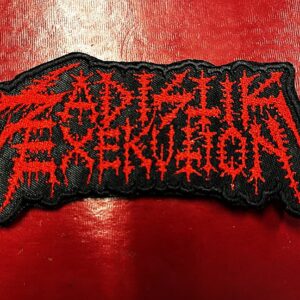 SADISTIK EXEKUTION...  Embroidered Patch  (war metal)    Australia   4484