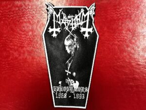 MAYHEM...  Embroidered Patch  (black metal)    Norway   4505