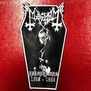 MAYHEM...  Embroidered Patch  (black metal)    Norway   4505