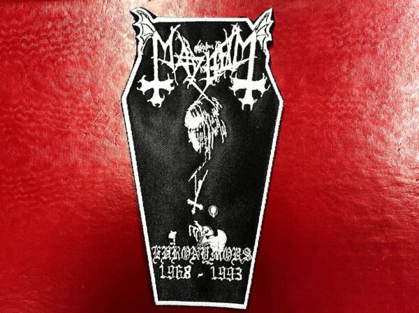 MAYHEM...  Embroidered Patch  (black metal)    Norway   4505