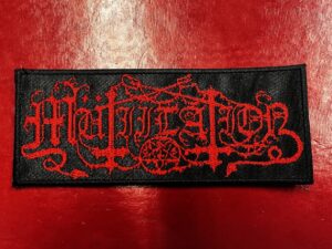 MUTIILATION...  Embroidered Patch  (black metal)    France   4481