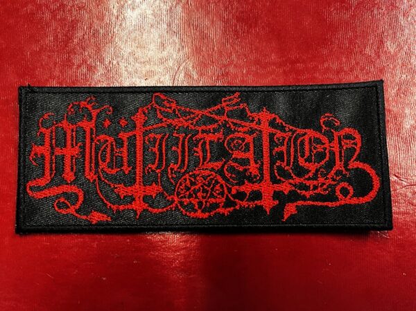 MUTIILATION...  Embroidered Patch  (black metal)    France   4481