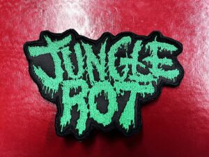 JUNGLE ROT...  Embroidered Patch  (death metal)    U.S.A   4516